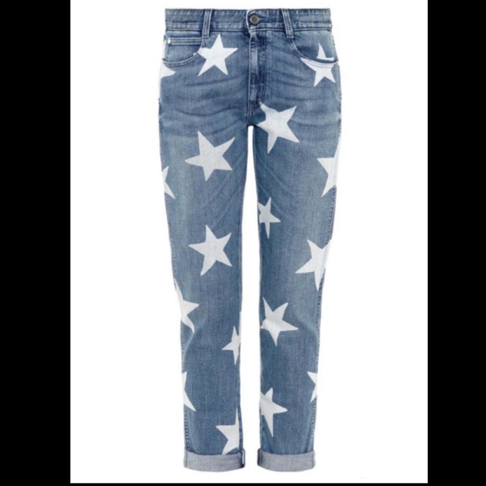 STELLA MCCARTNEY skinny boyfriend star jeans